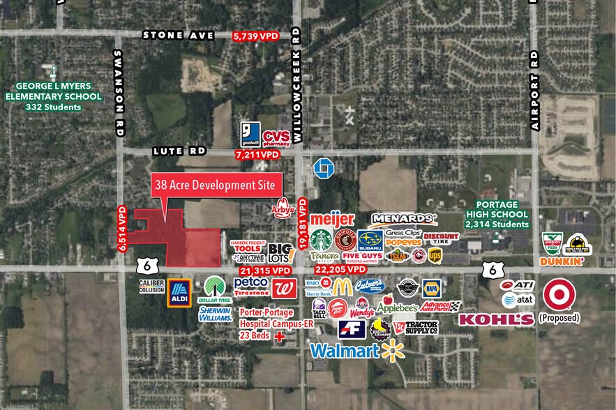More Photos Of 5740 US-6, Portage Land For Sale