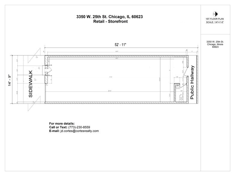 More Photos Of 3350 W 25th St, Chicago Storefront Retail Office For Lease