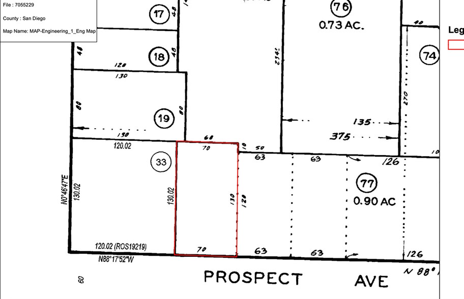 More Photos Of 000 Prospect Ave, Santee Land For Sale