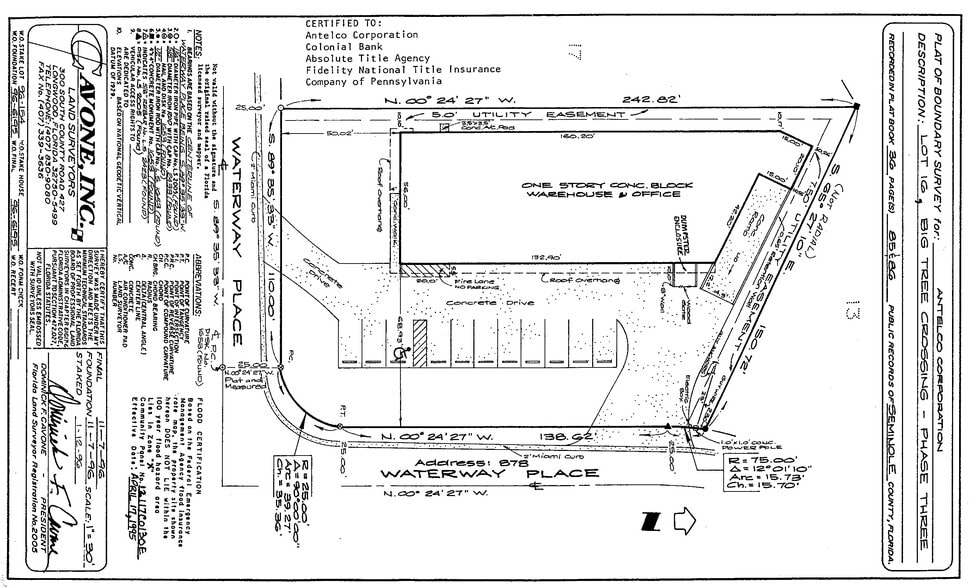 More Photos Of 878 Waterway Pl, Longwood Warehouse For Sale
