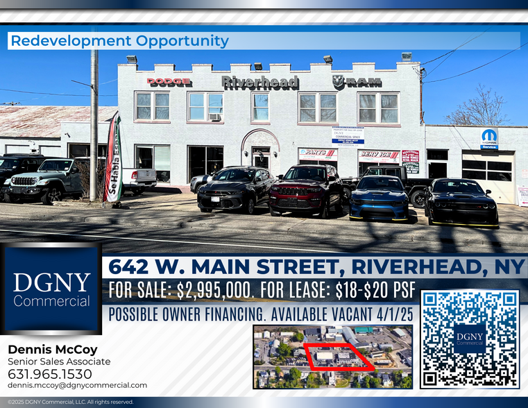 Primary Photo Of 642 W Main St, Riverhead Auto Dealership For Sale