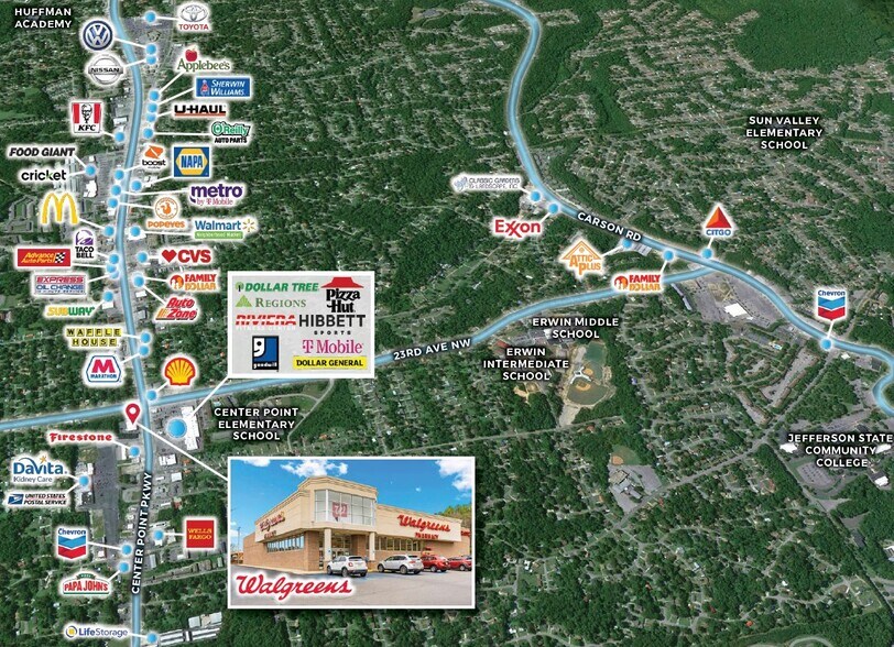 More Photos Of 2301 Center Point Pky, Birmingham Drugstore For Lease