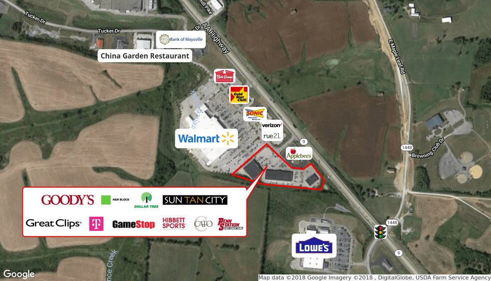 More Photos Of 191-219 Wal Mart Way, Maysville General Retail For Lease