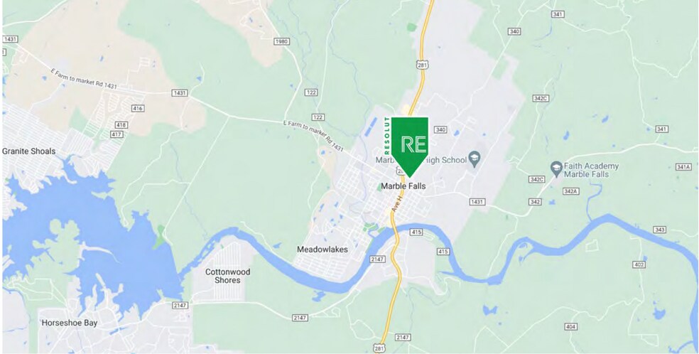 More Photos Of 809 12th St, Marble Falls Freestanding For Lease