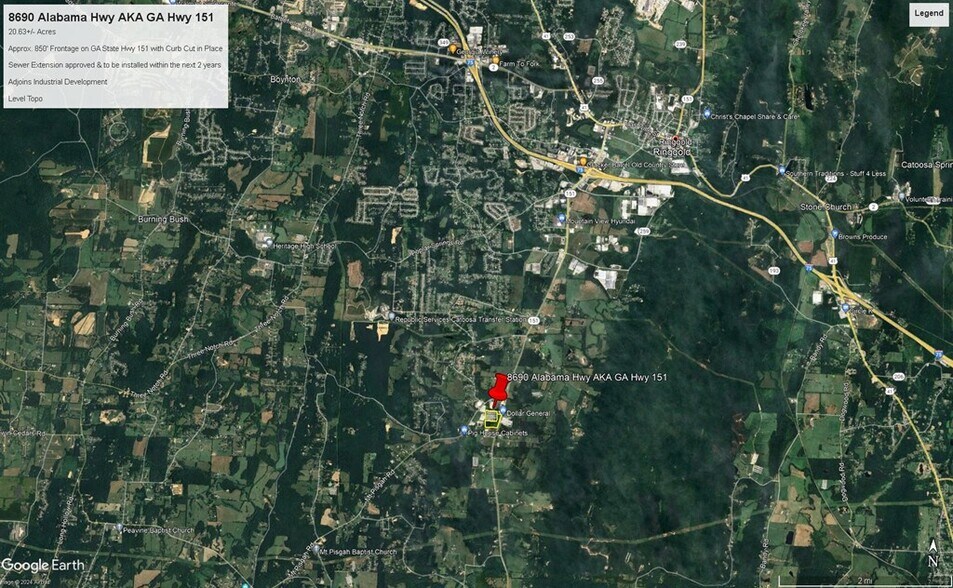 More Photos Of 8690 Alabama hwy, Ringgold Land For Sale