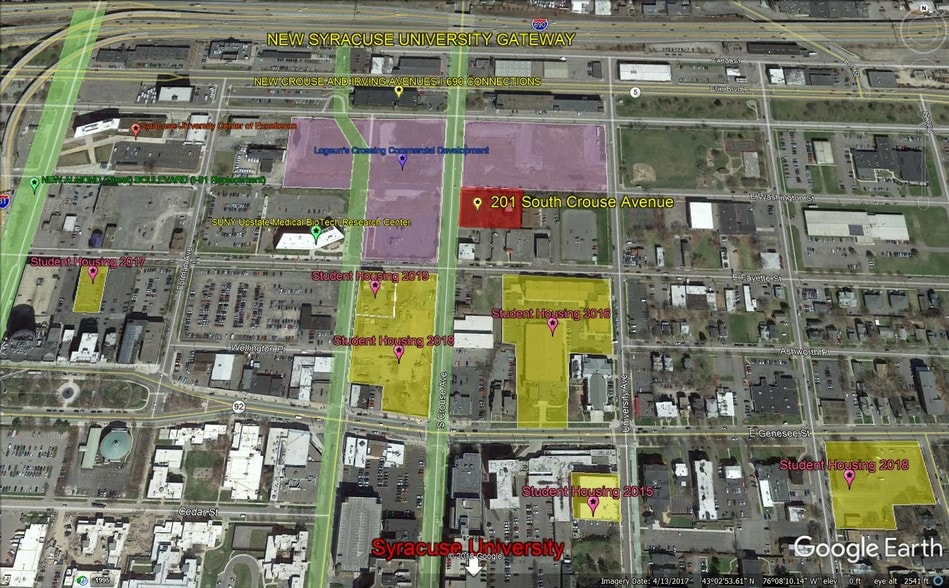 More Photos Of 201 S Crouse Ave, Syracuse Land For Sale