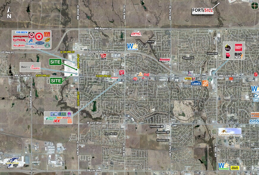 More Photos Of NWQ of NW Cache Rd & NW 82nd St, Lawton Land For Sale