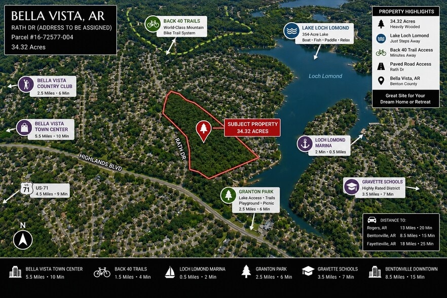 Primary Photo Of Rath Drive, Bella Vista Land For Sale