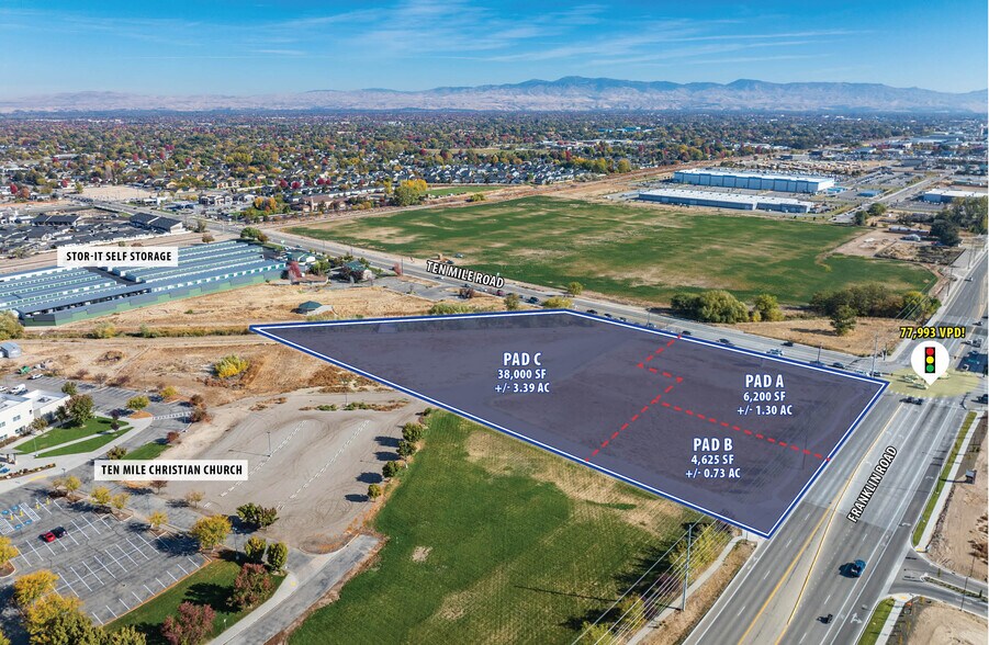 More Photos Of NWC Ten Mile, Meridian Land For Lease