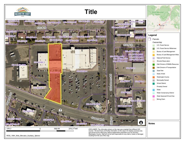 More Photos Of 1930 W Sunset Blvd, St George General Retail For Lease