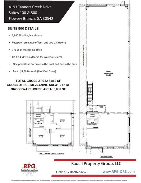 More Photos Of 4193 Tanners Creek Dr, Flowery Branch Warehouse For Lease
