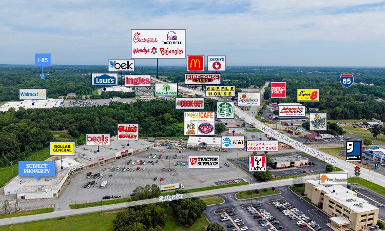 More Photos Of 1301-1349 W Floyd Baker Blvd, Gaffney Unknown For Lease