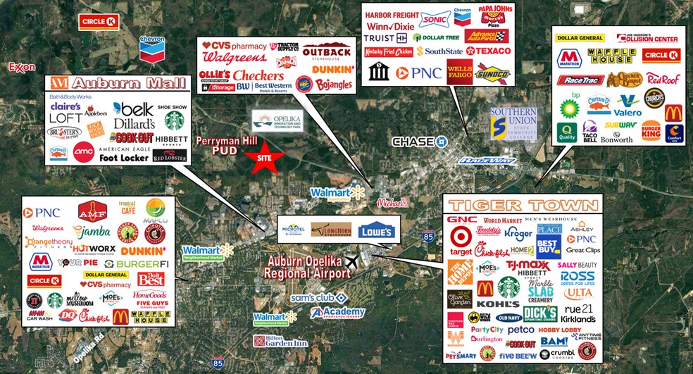 More Photos Of SW Corner of Veterans Pkwy & Hwy 280, Opelika Land For Lease