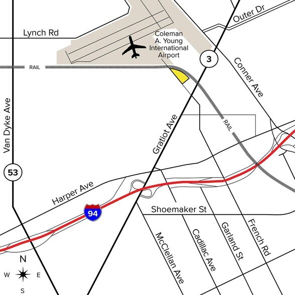 More Photos Of 10000 French Rd, Detroit Warehouse For Sale