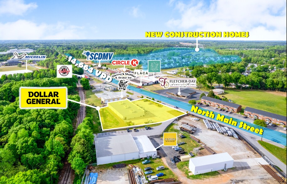 More Photos Of 1215 N Main St, Fountain Inn Freestanding For Sale