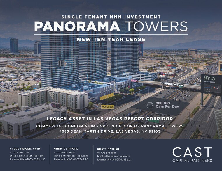 Primary Photo Of 4585 Dean Martin Dr, Las Vegas General Retail For Sale