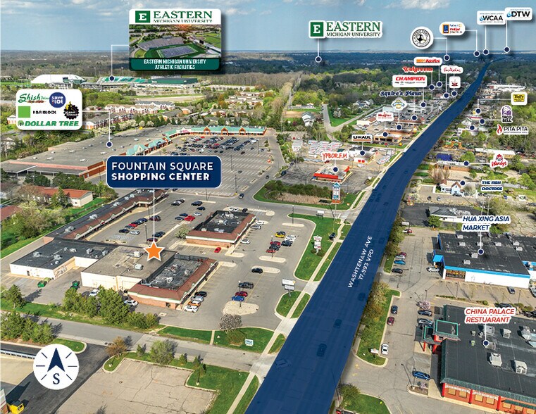 More Photos Of 2864-2872 Washtenaw Ave, Ypsilanti General Retail For Sale