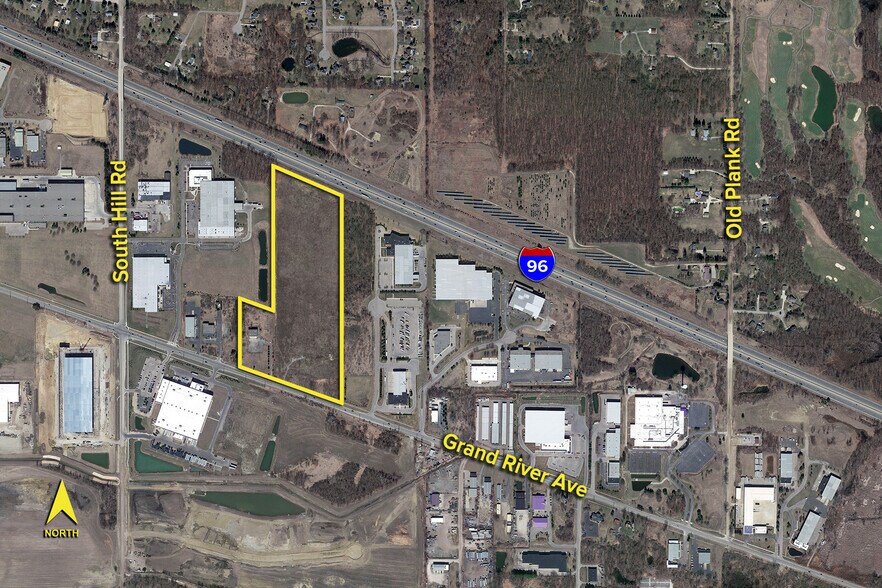 Primary Photo Of 54500 Grand River Ave, New Hudson Land For Sale