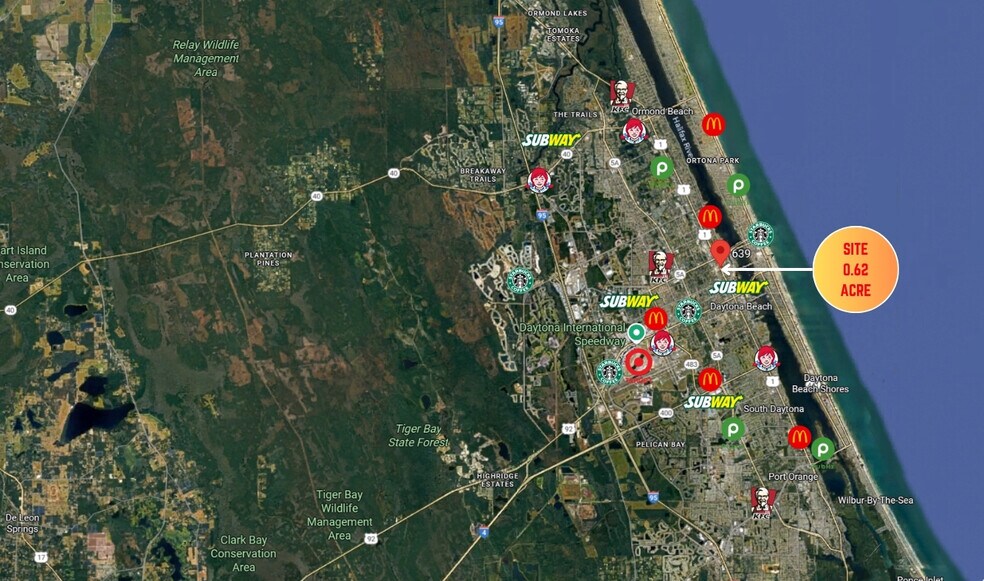 More Photos Of 639 N Ridgewood Ave, Daytona Beach General Retail For Sale