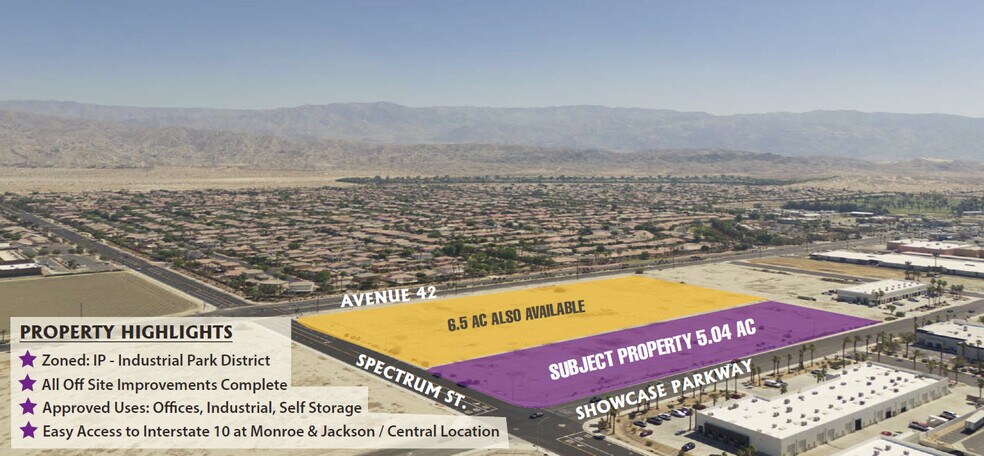 More Photos Of NEC Of Showcase Parkway & Spectrum St, Indio Land For Sale