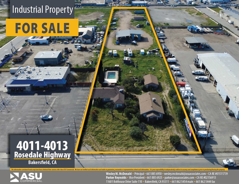 Primary Photo Of 4011 - 4013 Rosedale Highway, Bakersfield Industrial For Sale