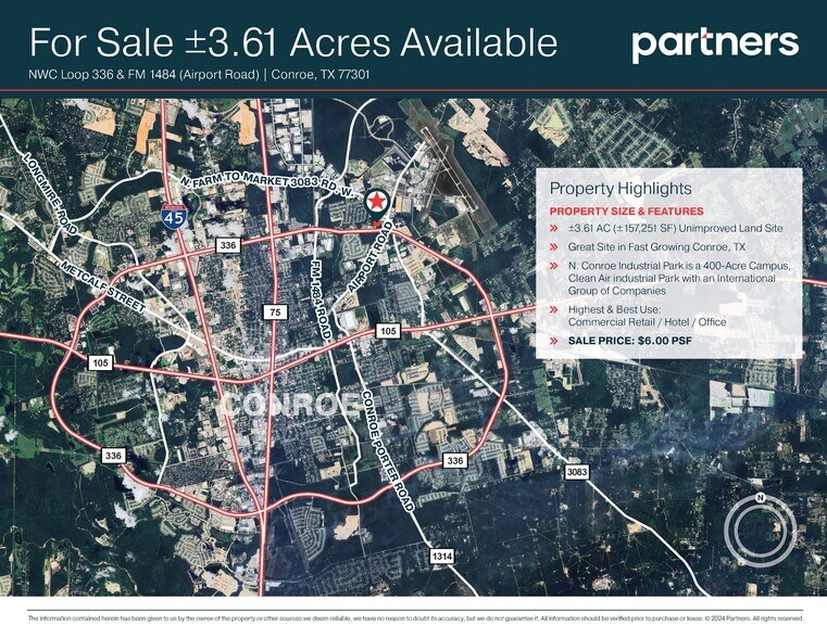 More Photos Of E Loop 336 @ Airport Rd., Conroe Land For Sale