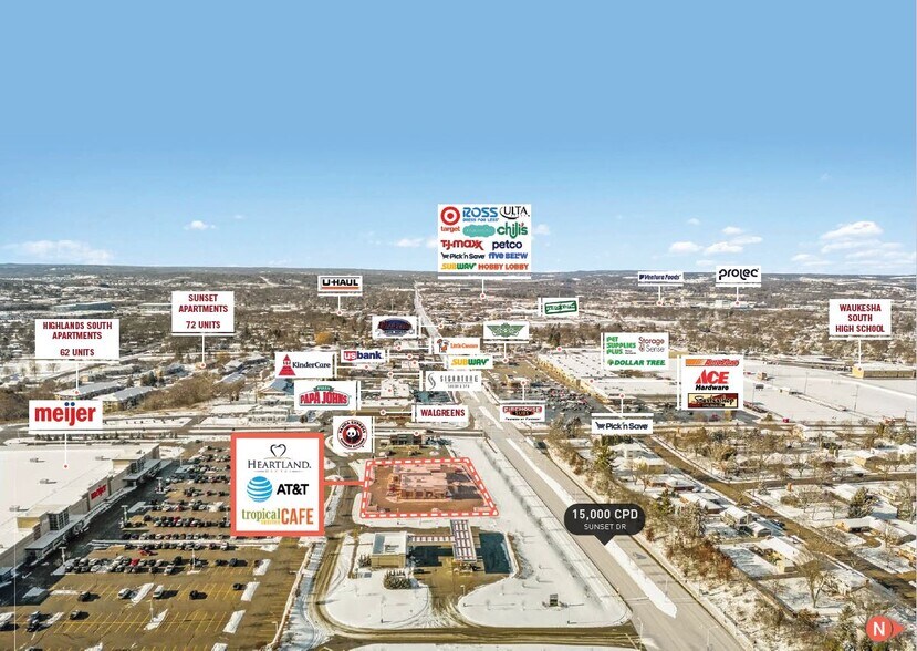 More Photos Of 701 E Sunset Dr, Waukesha General Retail For Sale