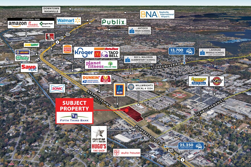 More Photos Of 5343 Murfreesboro Rd, La Vergne Bank For Sale