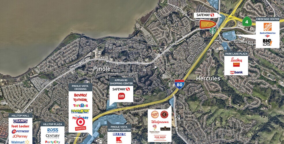 More Photos Of Sycamore & San Pablo Ave, Hercules Freestanding For Lease