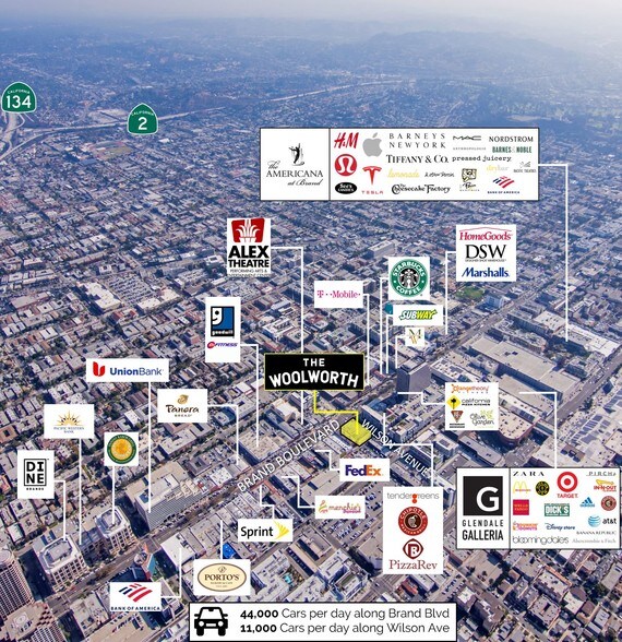 More Photos Of 201 N Brand Blvd, Glendale General Retail For Lease