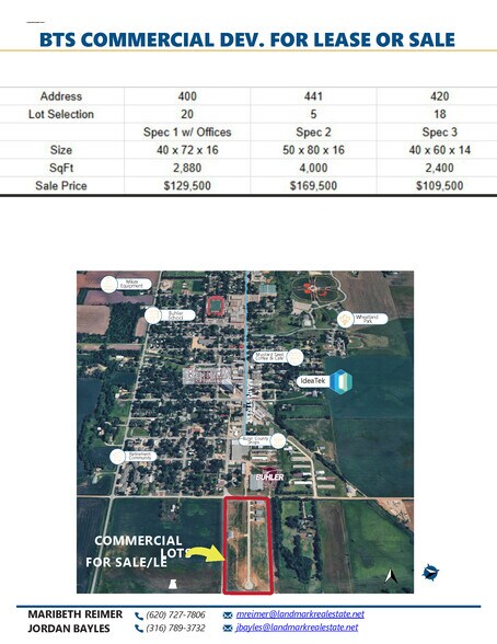 More Photos Of 00000 Industrial Road park, Buhler Land For Sale