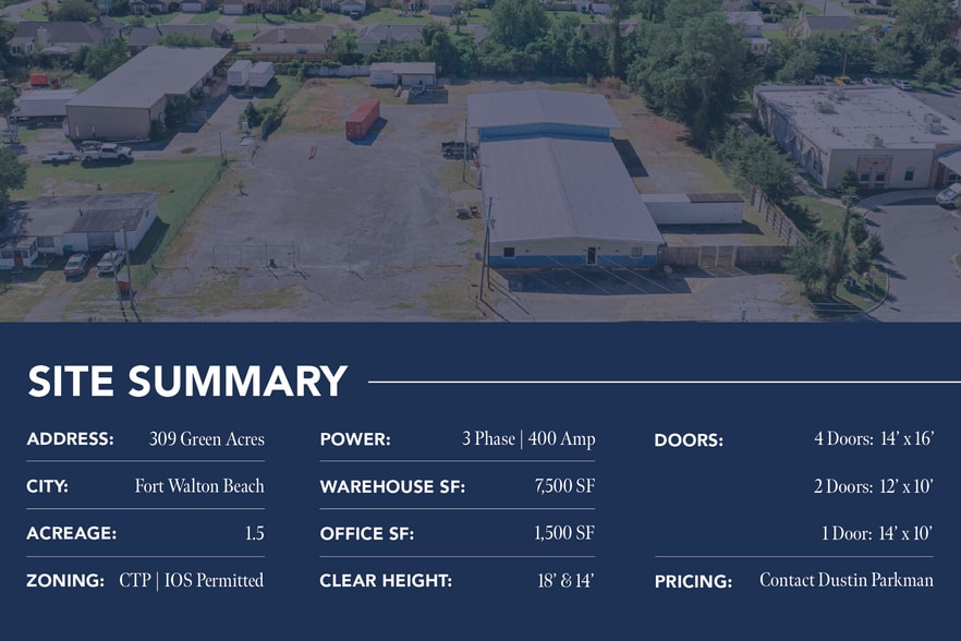 More Photos Of 309 Green Acres Rd, Fort Walton Beach Industrial For Sale