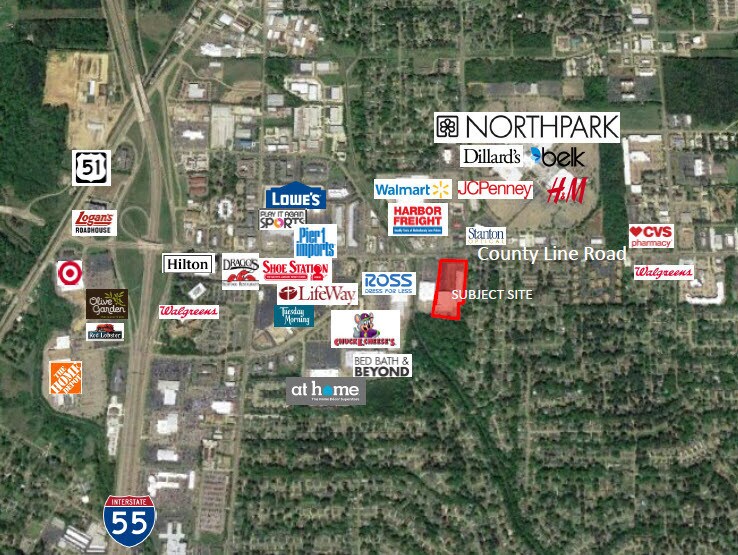 More Photos Of 1189 E County Line Rd, Jackson Unknown For Lease