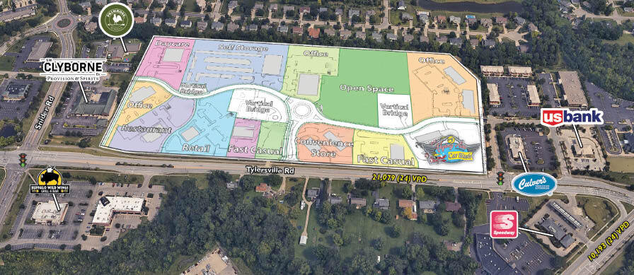 Primary Photo Of 710 Tylersville Rd, Mason Land For Sale