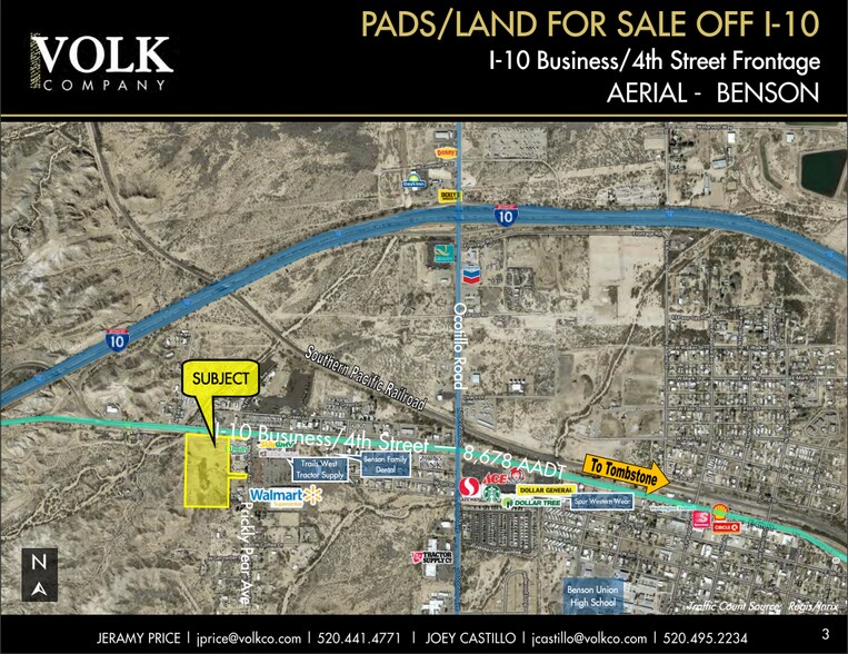 More Photos Of I-10 & Prickly Pear, Benson Land For Sale