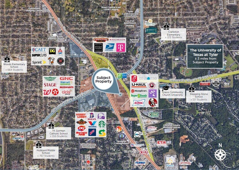 More Photos Of 3826-3900 Troup Hwy, Tyler Storefront For Lease