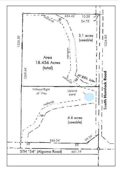 More Photos Of Highway 54 @ Hemlock Road, Green Bay Land For Sale