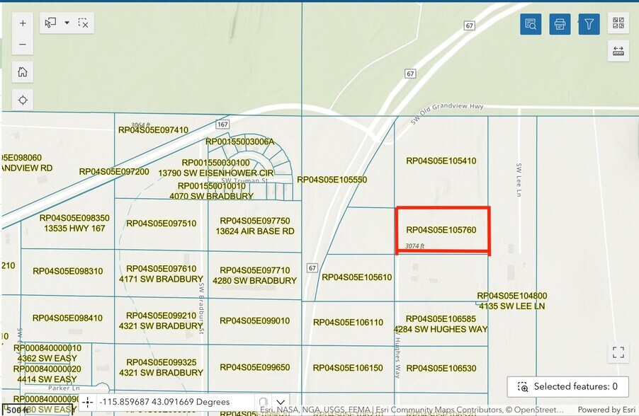 Primary Photo Of TBD Southwest Hughes way, Mountain Home Land For Sale
