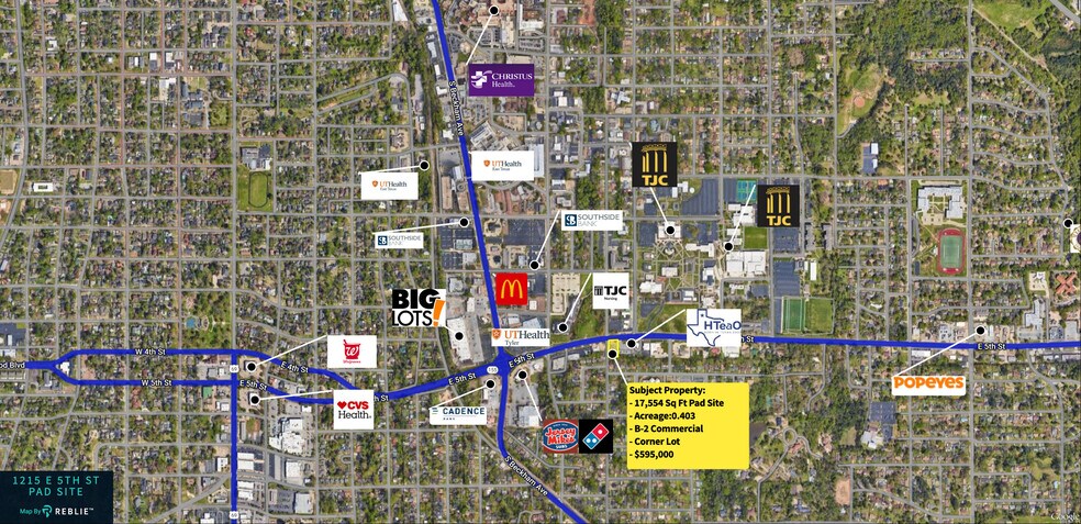 More Photos Of 1215 E 5th St, Tyler Land For Sale