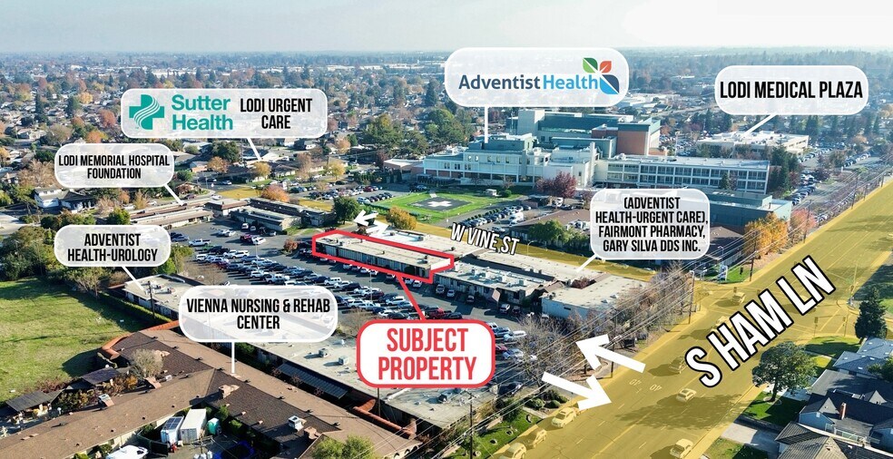 More Photos Of 1121 W Vine St, Lodi Medical For Sale