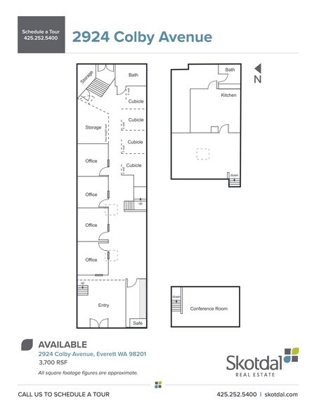 More Photos Of 2924 Colby Ave, Everett Office For Lease