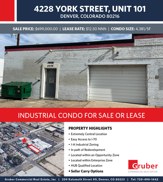 Primary Photo Of 4228-4238 York St, Denver Industrial For Sale