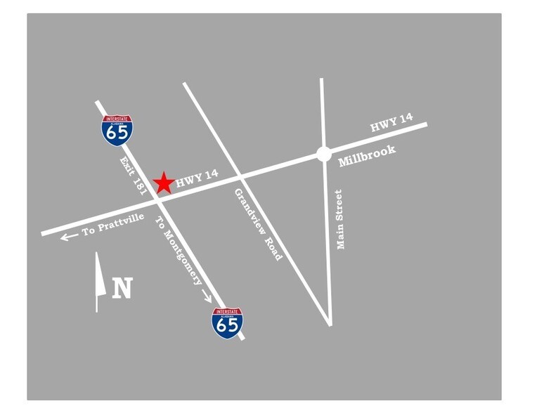 More Photos Of 85.95 Acres NE Corner Of I-65 & AL Hwy 14 Hwy, Millbrook Land For Sale