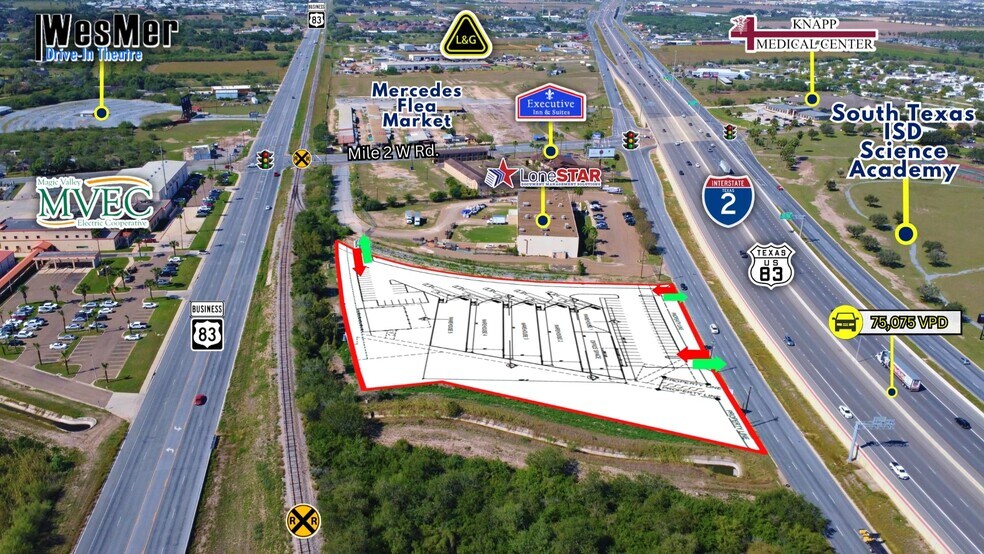 More Photos Of TBD E Expressway 83, Mercedes Warehouse For Lease