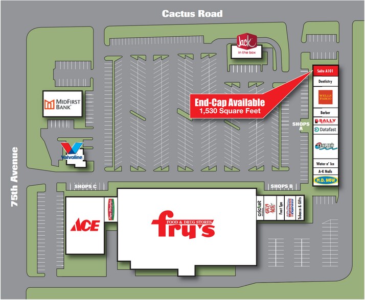 More Photos Of N 75th Ave @ W Cactus Rd, Peoria Unknown For Lease