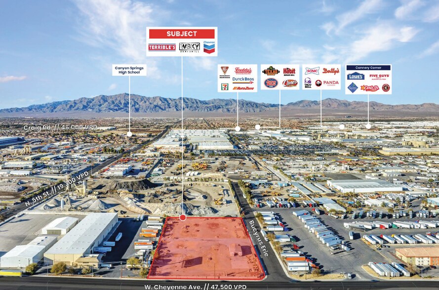 More Photos Of NWC Cheyenne Ave. & Bucyrus Erie St., North Las Vegas Convenience Store For Sale