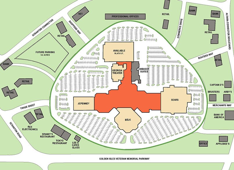 More Photos Of 100 Mall Blvd, Brunswick Unknown For Lease