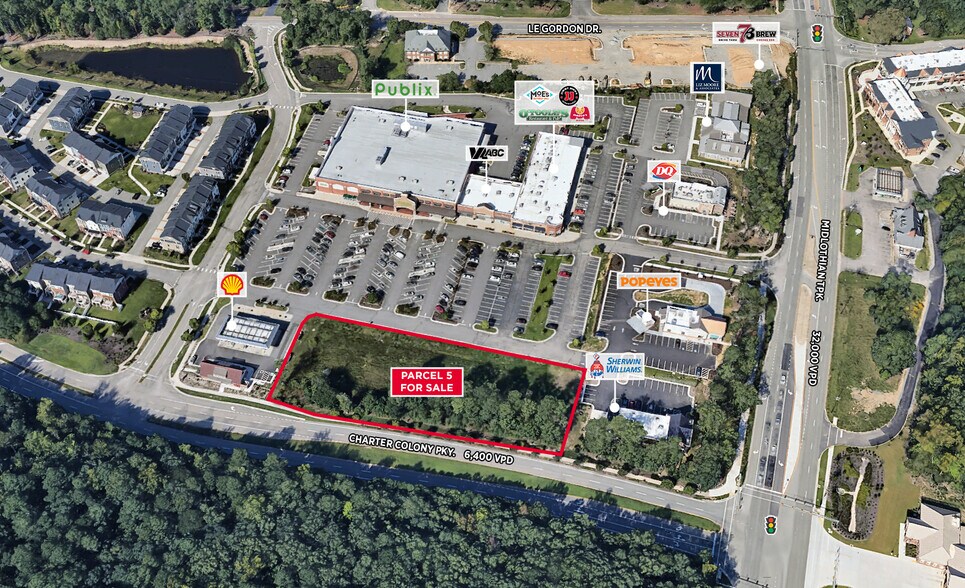 Primary Photo Of Charter Colony Pky, Midlothian Land For Sale