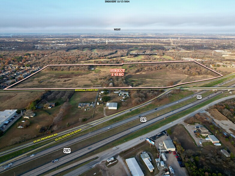 Primary Photo Of SWC US 287 & Russell Curry Road, Arlington Land For Sale