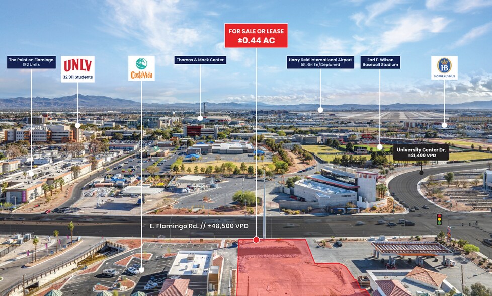 More Photos Of E Flamingo Rd & S University Center Dr, Las Vegas Land For Sale